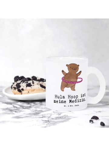 Mr. & Mrs. Panda Pott Bär Hula Hoop mit Spruch in Transparent