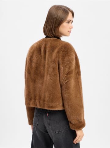 Rich & Royal Kunstfelljacke in camel