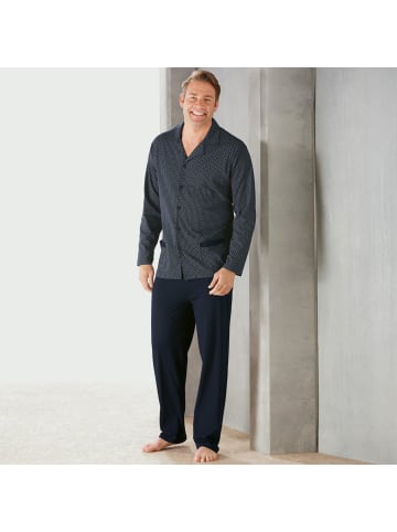 Götzburg Single-Jersey Schlafanzug in marine