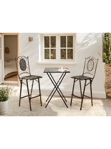 3-tlg Bar Set BORMIO in Schwarz/Gold