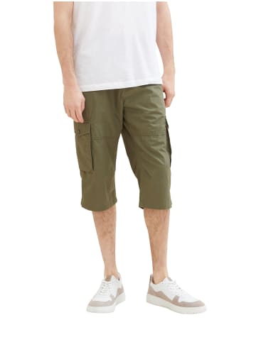 Tom Tailor Shorts Max Fit Hose Seitliche Taschen in Olive