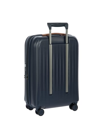 BRIC`s Taormina 4 Rollen Trolley S 57 cm mit Dehnfalte in blue