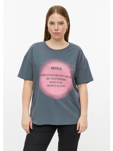 QS T-Shirt in 98D1_anthrazit