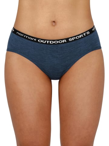 Normani Outdoor Sports 2er Pack Damen Merino Slip Albury in Navy