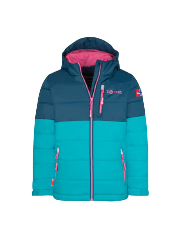 Trollkids Ski-/Snowboardjacke Hemsedal in dark turquoise/madeira blue
