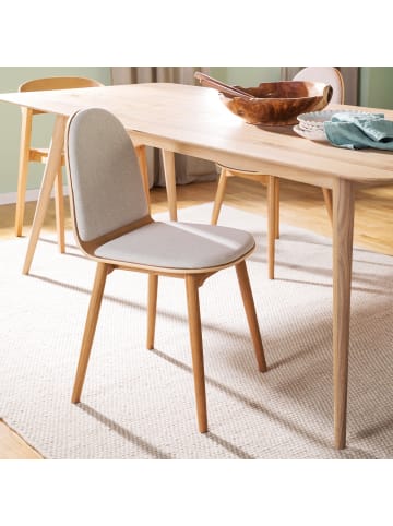 home24 Polsterstuhl Molonit 2er-Set in Beige