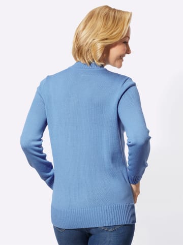 WITT WEIDEN Stehkragen-Pullover in himmelblau