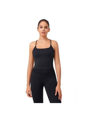 YEAZ CORE Top in schwarz