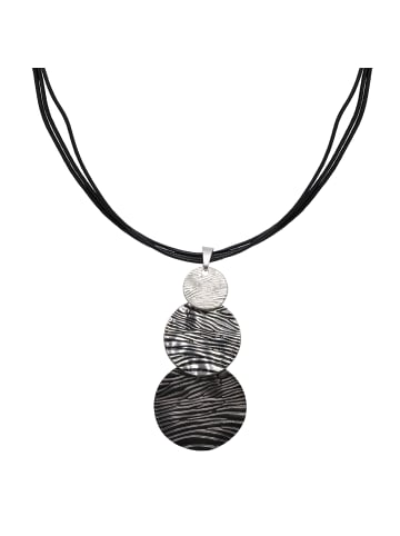 Steuer Modeschmuck Metall in Schwarz