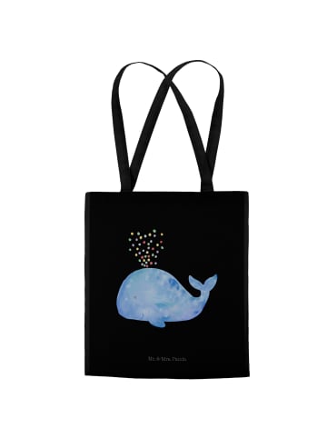 Mr. & Mrs. Panda totebag Wal Konfetti ohne Spruch in Schwarz