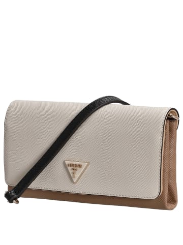 Guess Noelle II Xbody Flap - Umhängetasche 21 cm (garmet) in tan multi