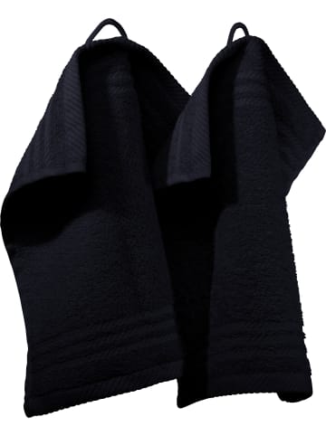 REDBEST Frottier Seiftuch 2er-Pack New York in schwarz