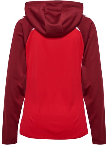 Hummel Reißverschluss Jacke Daumenlöcher Hmllead Damen in TRUE RED/MAROON