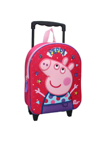 Peppa Pig Peppa Pig Trolley-Rucksack 3D Design mit ausziehbarem Griff in rosa