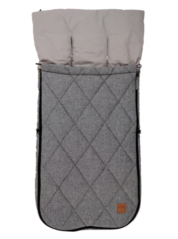 Kaiser Naturfellprodukte Nikko Melange Sommer Fußsack anthracite melange