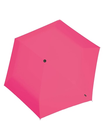 Knirps U.200 Ultra Light Duomatic - Taschenschirm Regenschirm in neon pink