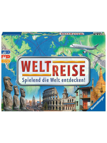 Ravensburger Laufspiel Weltreise - Gesellschaftsspiel & Brettspiel ab 8 Jahre 8-99 Jahre in bunt