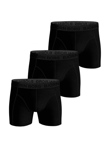 Björn Borg Boxershorts Core Boxer 3er Pack in schwarz