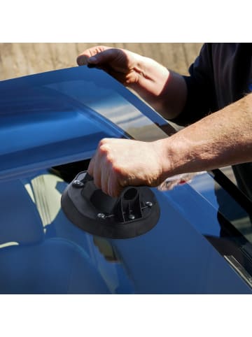 relaxdays 2 x Vakuum-Saugheber in Schwarz/ Blau - Bis 120 kg