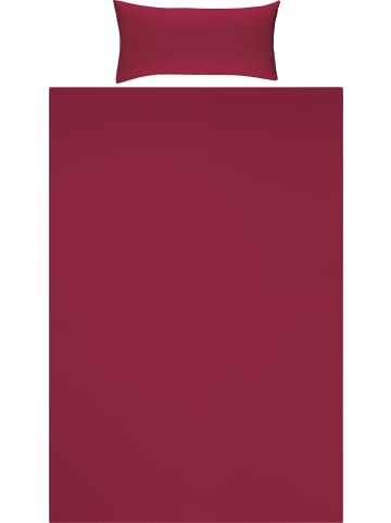 Erwin Müller Single-Jersey Bettwäsche Traunstein in weinrot