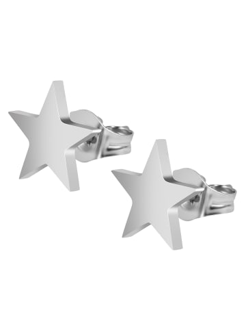 Adeliás Damen Ohrringe – Ohrstecker aus Edelstahl in silber