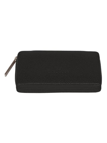 Windrose Beluga Schmuckkasten Leder 13 cm in schwarz
