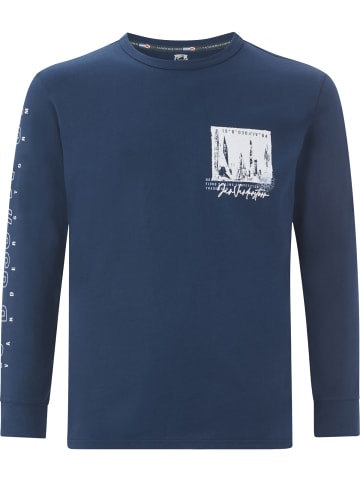 Jan Vanderstorm Langarmshirt WINHOLM in blau