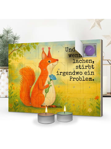 Mr. & Mrs. Panda adventskalender mit duftkerzen Eichhörnchen Blu... in Weiß