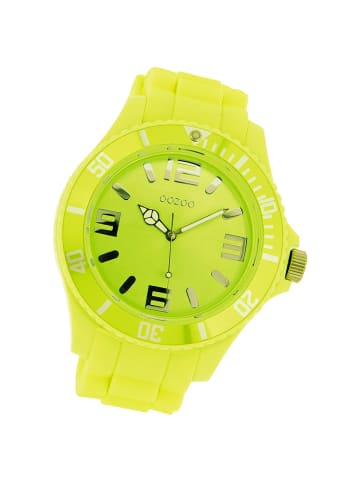 Oozoo Analog-Armbanduhr Oozoo Timepieces grün extra groß (ca. 48mm)