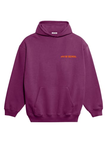 SENSE Hoodie in aubergine