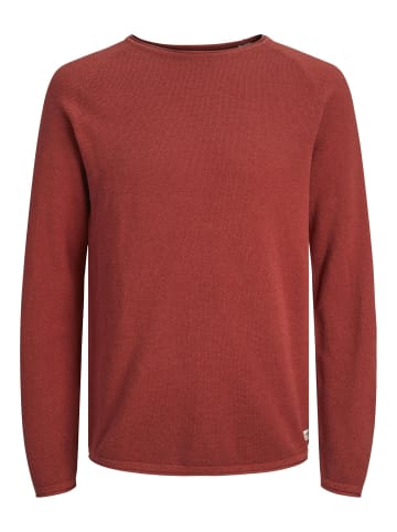 Jack & Jones Strickpullover in Red Ochre