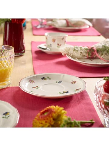 Villeroy & Boch 6er Set Frühstückstassen mit Untertassen Petite Fleur 260 ml bunt in bunt