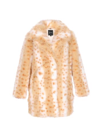 faina Damen Coat in Braun Mehrfarbig