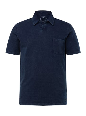 JP1880 Poloshirt in dark blue denim