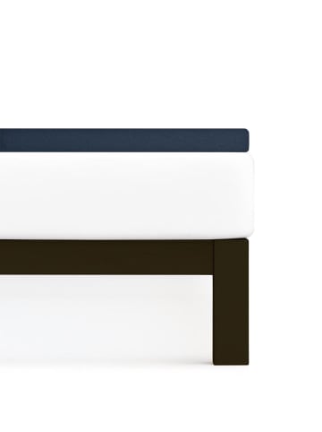 Traumschlaf Spannbettlaken Flausch Frottee in marine