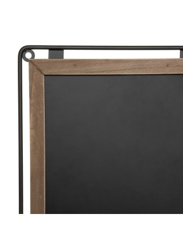 Atmosphera Créateur d'intérieur Kreidetafel mit Aufbewahrungskörben in Schwarz, (B) 8 x (H) 70 x (L) 50 cm