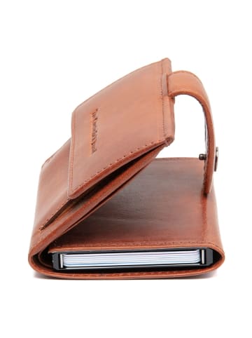The Chesterfield Brand Varrano Geldbörse RFID Schutz Leder 7 cm in cognac