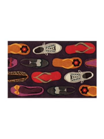 Kurzflor Teppich Lara Mat 19 in Multicolor