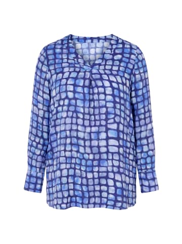 Ulla Popken Bluse in dunkles marine
