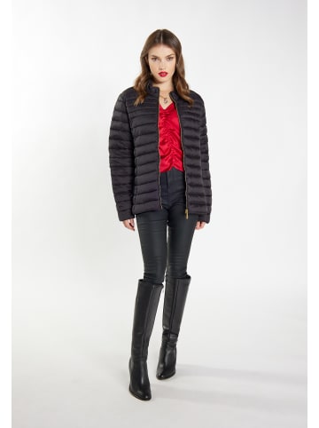 faina Damen Leichte Steppjacke in Schwarz
