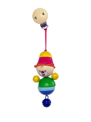 Hess Holzspielzeug  Clipfigur "Clown Felix" in Bunt