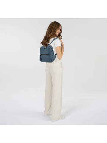 Tom Tailor Tamara City Rucksack 22 cm in mixed denim blue