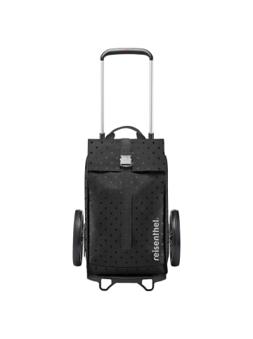 Reisenthel citycruiser - Einkaufstrolley 55 cm (twist maroon) in glossy dots black
