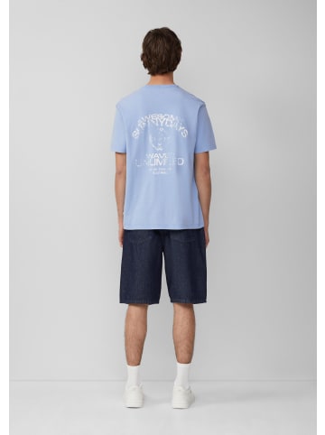 QS T-Shirt in 53D0_himmelblau