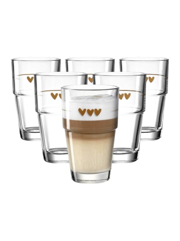 LEONARDO 6er Set Becher Solo in 410 ml in transparent