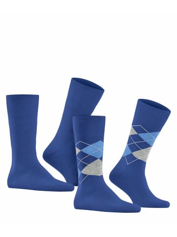 Burlington Socken 2er Pack in Blau (Night Blue)