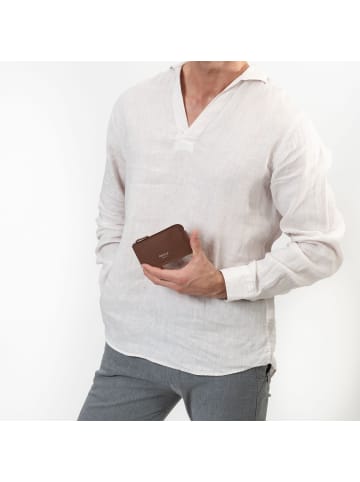 Redolz Leather Essentials Schlüsseletui Leder 11.5 cm in cognac