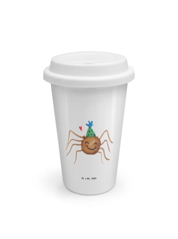 Mr. & Mrs. Panda Isolierbecher To Go Spinne Agathe Party ohne Sp... in Weiß