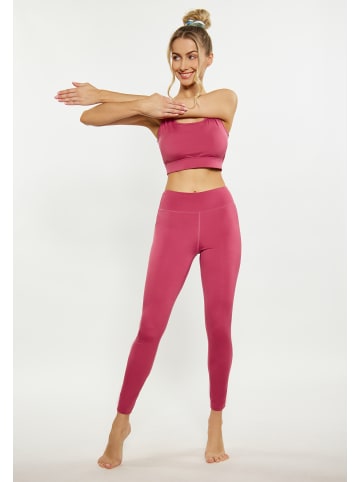 IZIA Damen Crop-Top in Dunkelrosa