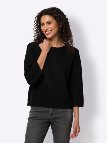 Heine 3/4 Arm-Pullover in schwarz